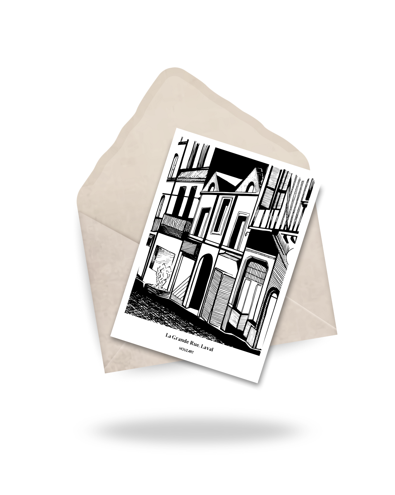 Carte "La Grande Rue, Laval"