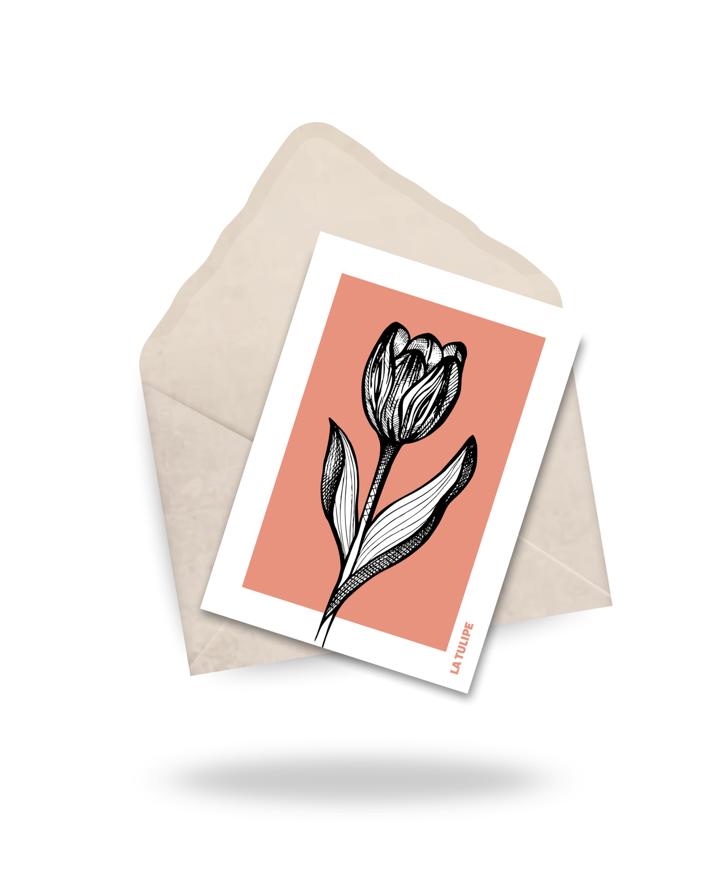 Carte "La tulipe"