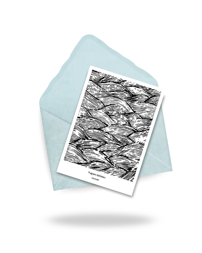 Carte "Vagues infinies"