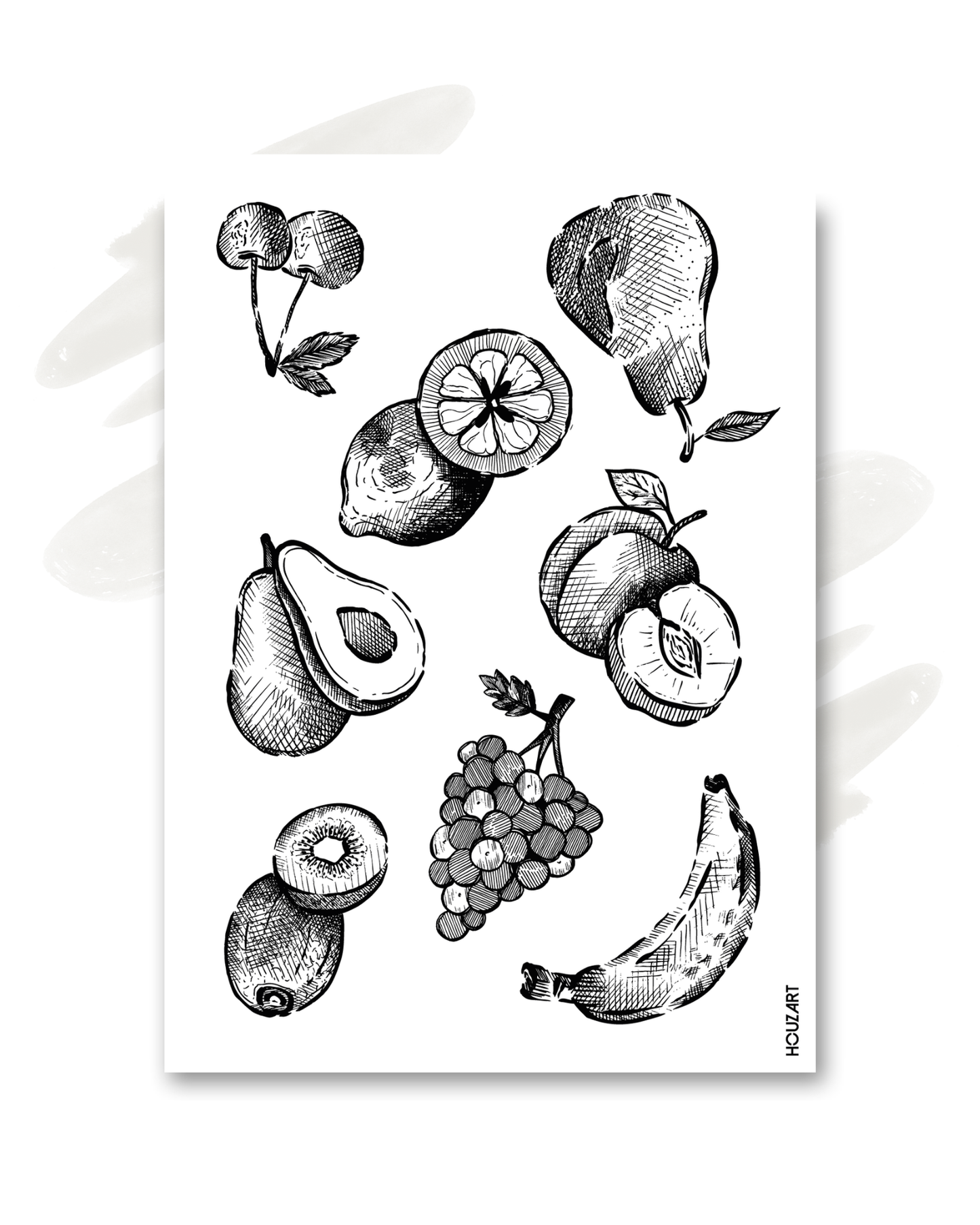 Carte "Fruits"