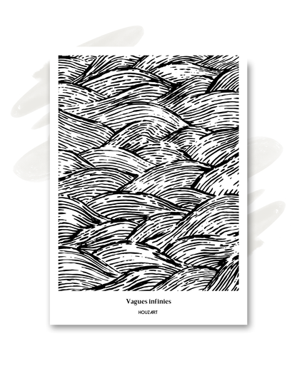 Carte "Vagues infinies"