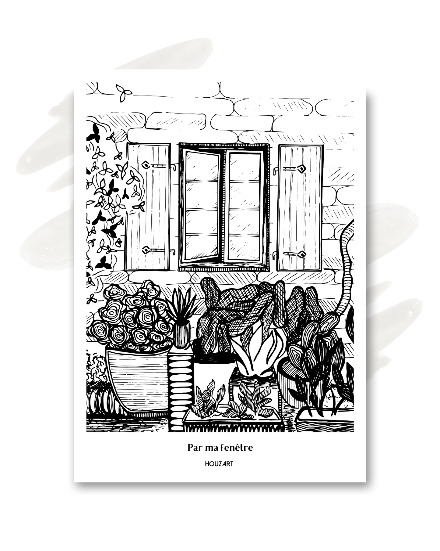 Carte "Par ma fenêtre"