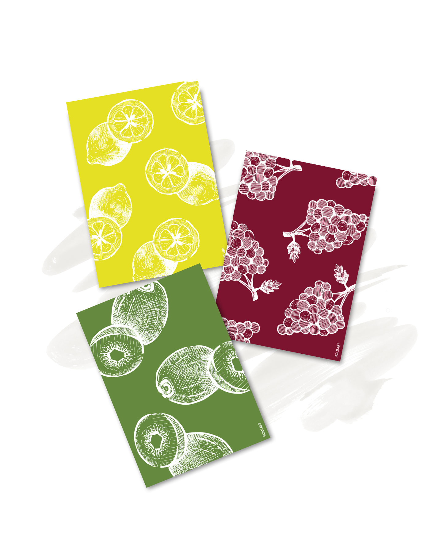 Cartes "Trio Fruits"