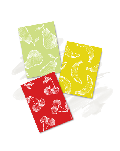 Cartes "Trio Fruits"