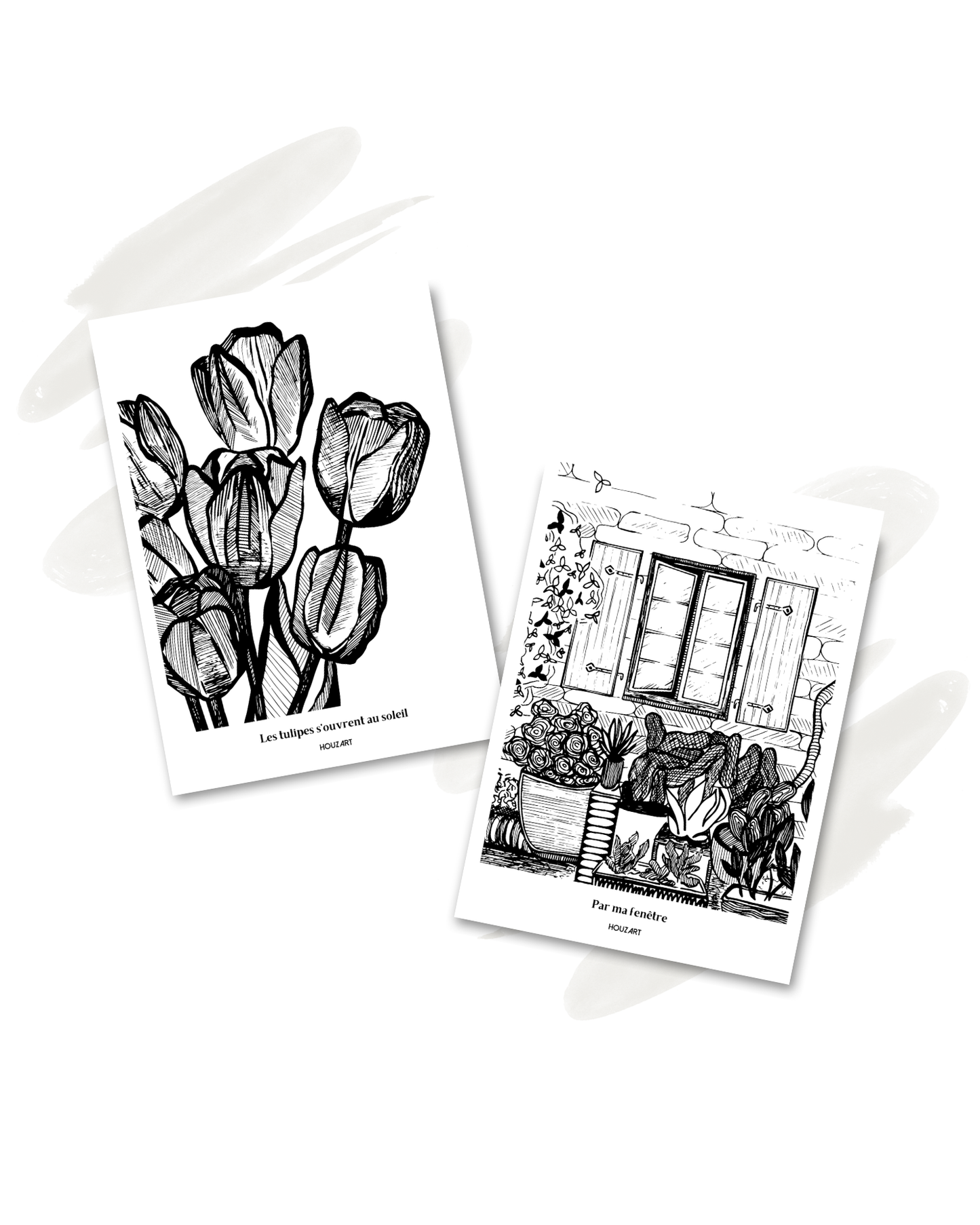 Cartes "Duo Jardin"