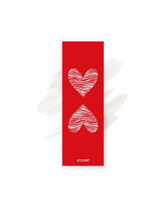 Marque page "Double cœur"