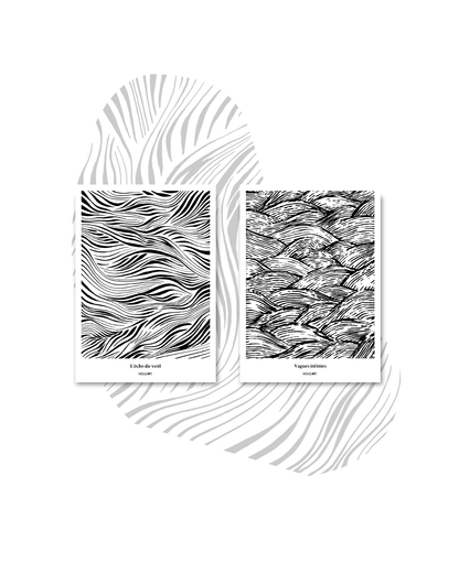 Cartes "Duo Vent & Vagues"