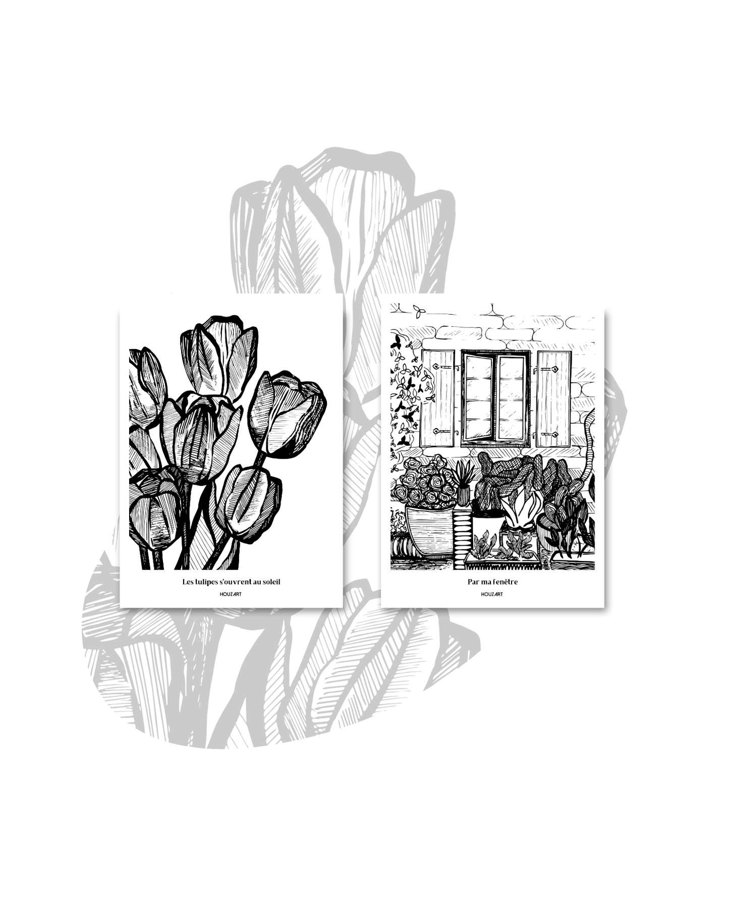 Cartes "Duo Jardin"