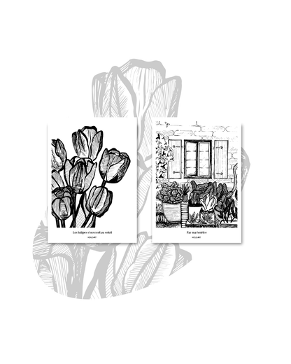 Cartes "Duo Jardin"