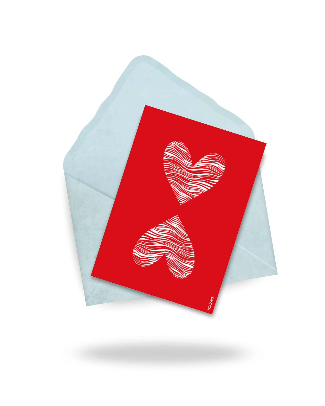 Carte "Double cœur"