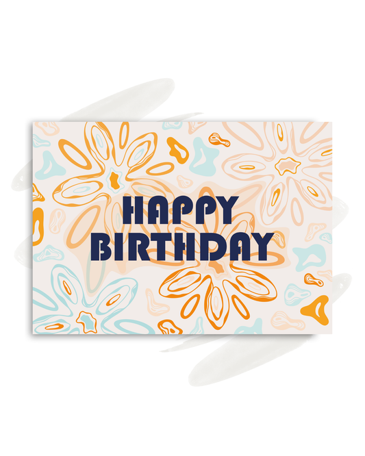 Carte "Happy birthday"