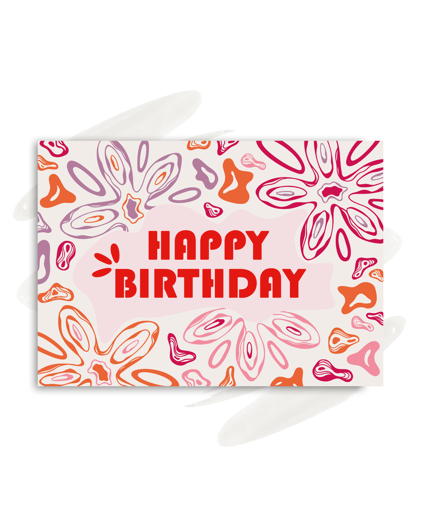 Carte "Happy birthday"