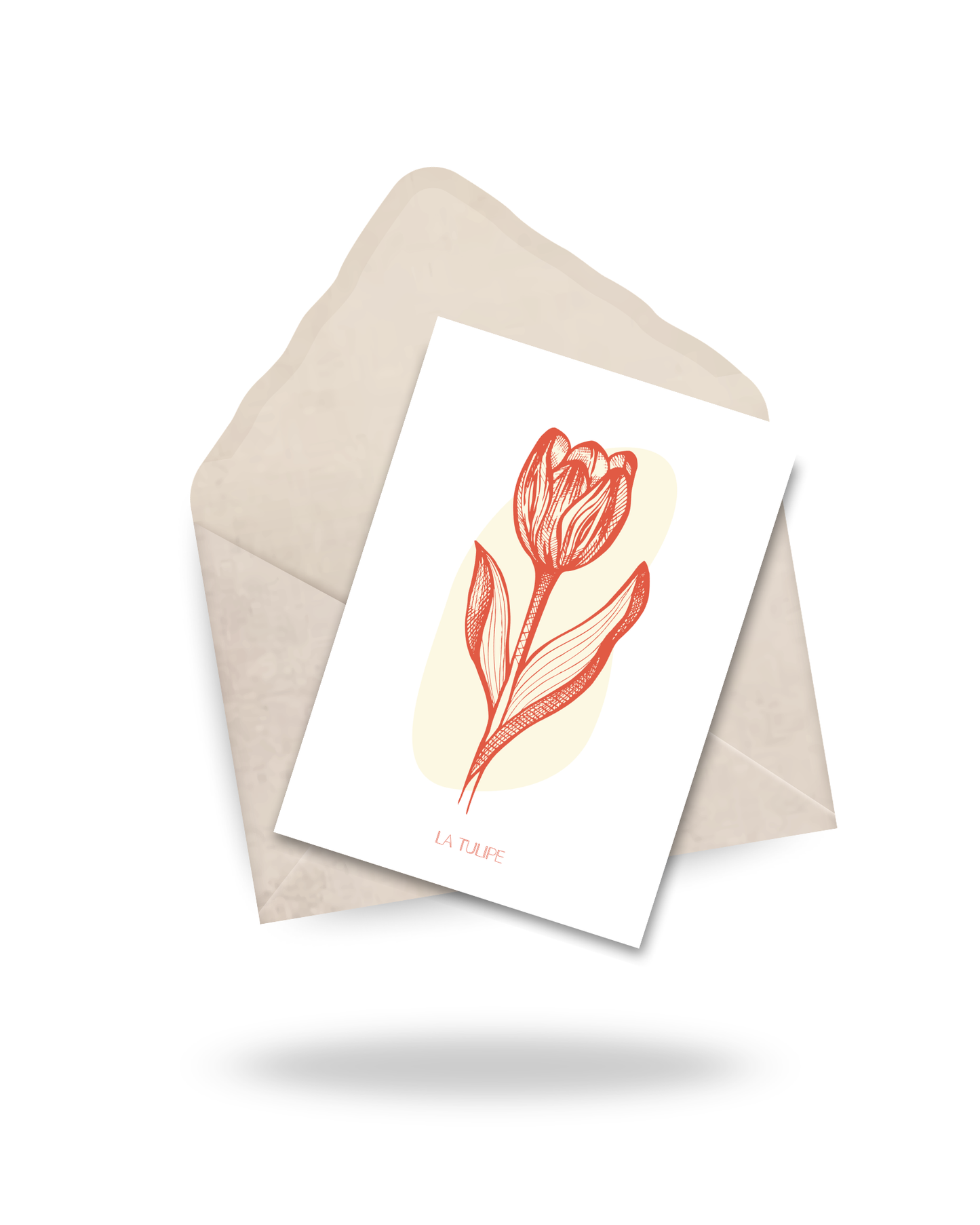 Carte "La tulipe"