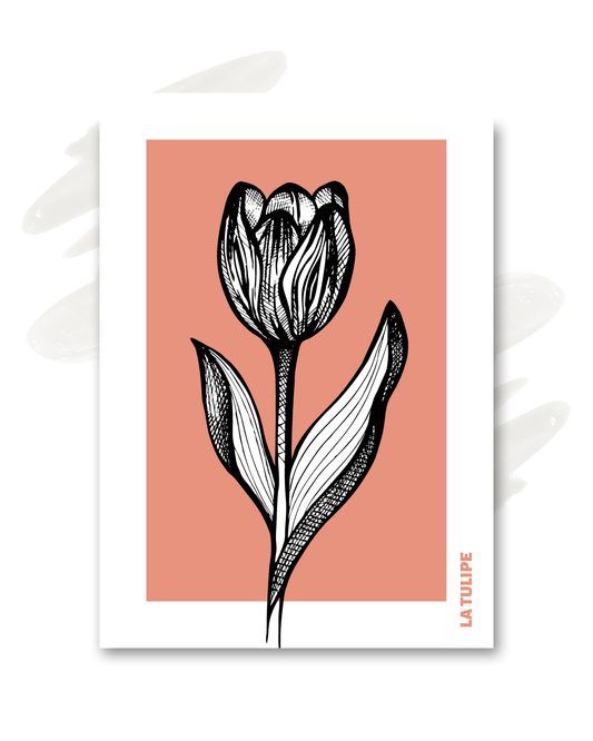 Carte "La tulipe"