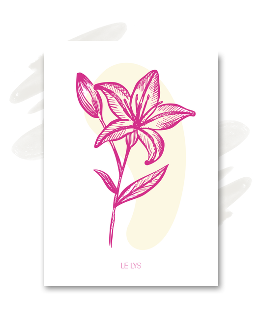 Carte "Le lys"