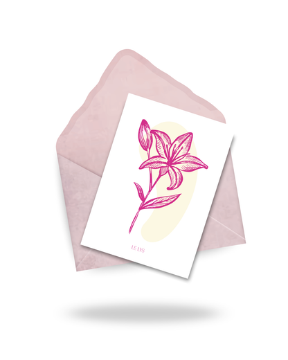 Carte "Le lys"