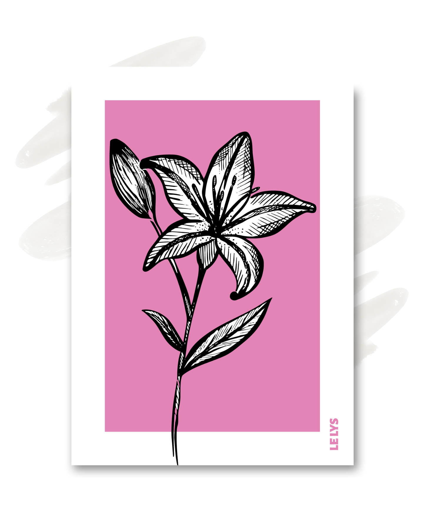 Carte "Le lys"